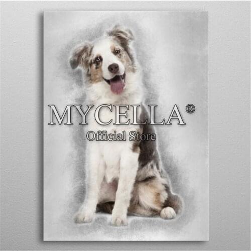 5D Diy Diamond Painting Australian Shepherd puppy Diamond Embroidery Full Square Mosaic Animals Pictures Home Decor Craft Kits