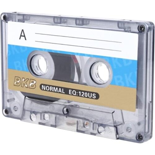 Audio Cassette Tape with 60 Minutes Convenient Recording Blank Cassette Tape Records Speech Recorder Tape