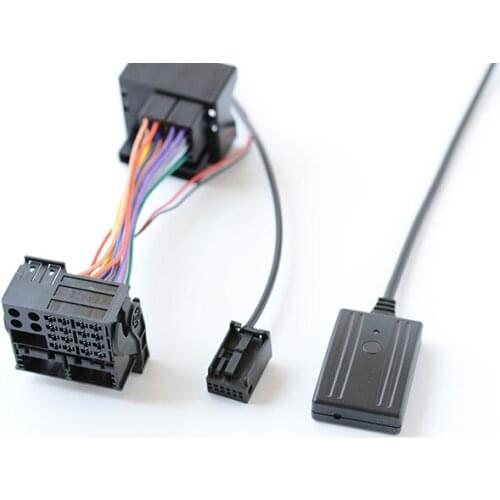 Car Bluetooth Receiver Aux Adapter For Ford Carnival Fox wins Mondeo PUMA / MK2 / MK3 / S-MAX Music MIC Support Song Change