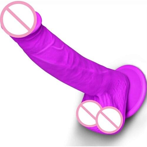 Big Dildo Soft Silicone Long Dildos Realistic Penis Dick With Suction Cup Erotic Anal Sex Toys For Women Female Masturbator 18