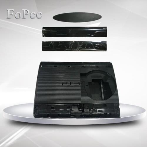 FoPcc Console Case Hard Drive HDD Bay Door Cover Left Right Housing Surface Case for PS3 Super Slim 4000 Console Faceplate Panel