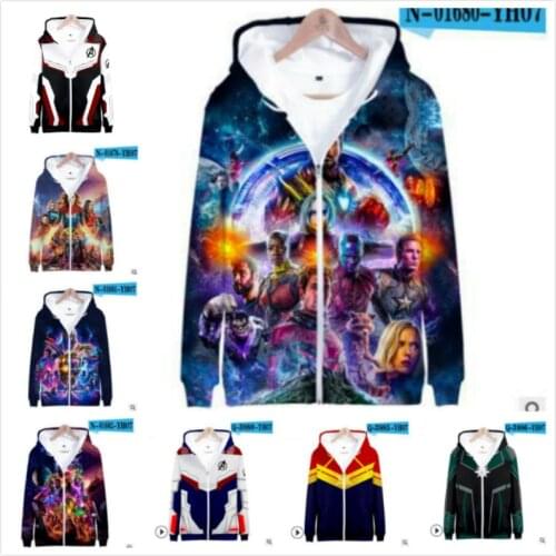 Baby Boys Girl Avengers Endgame Quantum Realm Sweatshirt Adult Jacket Advanced Tech Hoodies Cosplay Costumes 2019 Superhero Coat