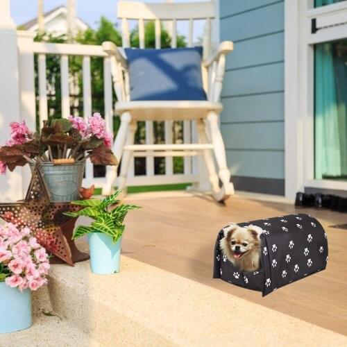 Pets House Safe Waterproof Warm Stray Cats Shelter Pet Big Dog House Fully Washable Pet Kennel Cylinder Portable Dog House 2021