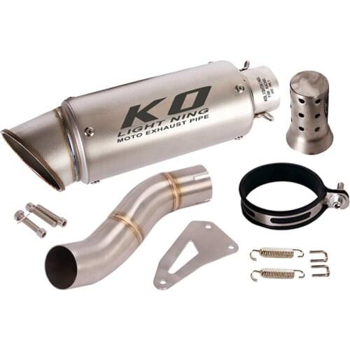 Motorcycle Exhaust Muffler Silencer Tip Connection Link Tube Middle Link Pipe for SPEED TRIPLE 1050