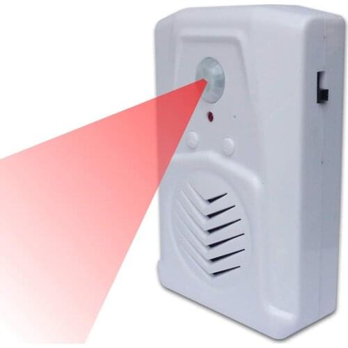 Motion Activated Voice Player - Recordable, Built-in Microphone – Independent Living, Point of Sale Advertising, Door Greeter