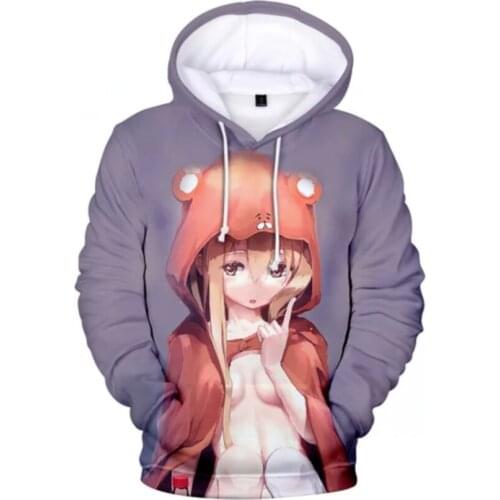 Himouto! Umaru-chan 3D Anime Hoodie Men/women Fashion Hoodies Unisex Long Sleeve Sweatshirts Kids Cartoon Tops