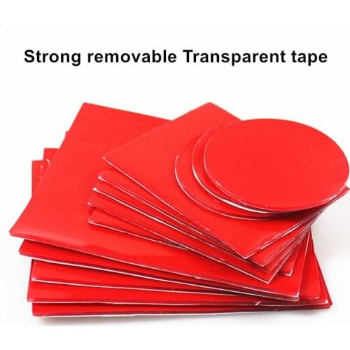 10Pcs silicone Double-sided flex Scotch sticky tape Adhesive Glue Seamless No Trace Transparent Waterproof double face adhesif