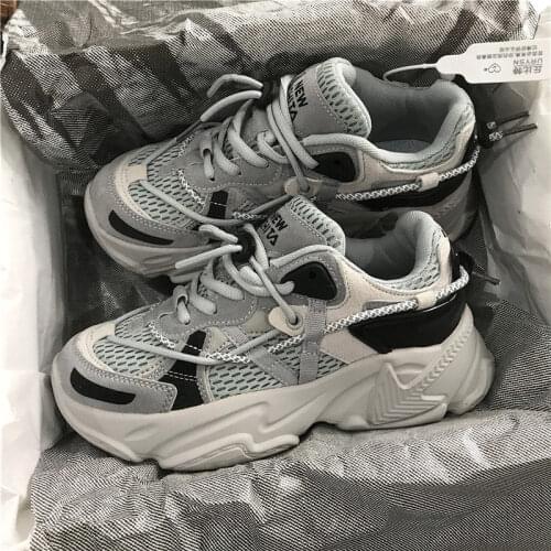 Plus Size Womens Sneakers 41 42 43 Women Big Shoes Trainers Stylish Unisex Chunky Sneaker Women Mens Fashion Casual Shoes