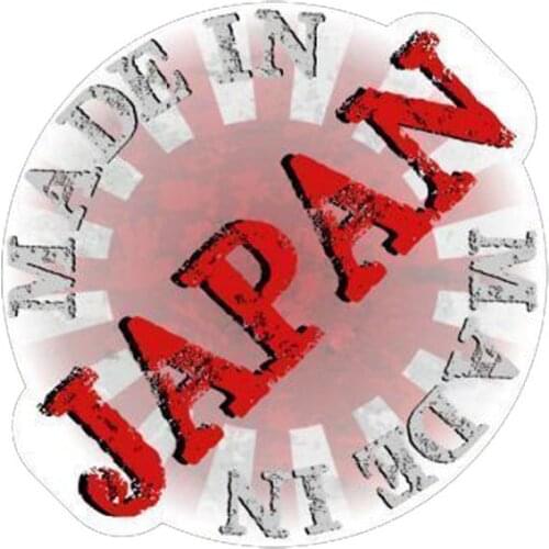 Hot Sell Personality MADE IN JAPAN Car Stickers Accessories Motorcycle Sunscreen Waterproof PVC 13cm*11cm