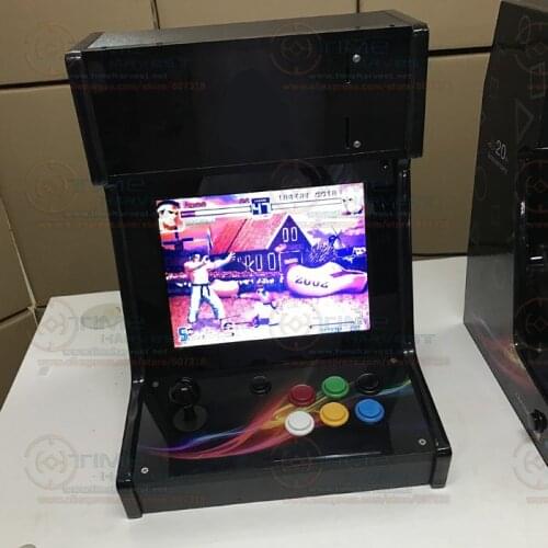 New 12 inchs LCD Coin Operated Mini Family Table Top Cocktail Machine With 815 in 1 Game PCB Normal joystick & Locking Buttons