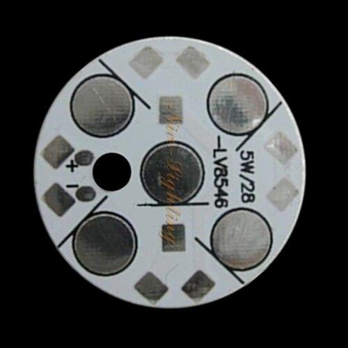 Excellent Quality 5W LED Aluminum Base Plate 28mm Diameter, Anodized PCB, High Power LED Heat Sink Panel