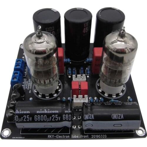 6N2 fever tube front board, the front stage magnifies about 2 times, connects to power amplifier or active speaker