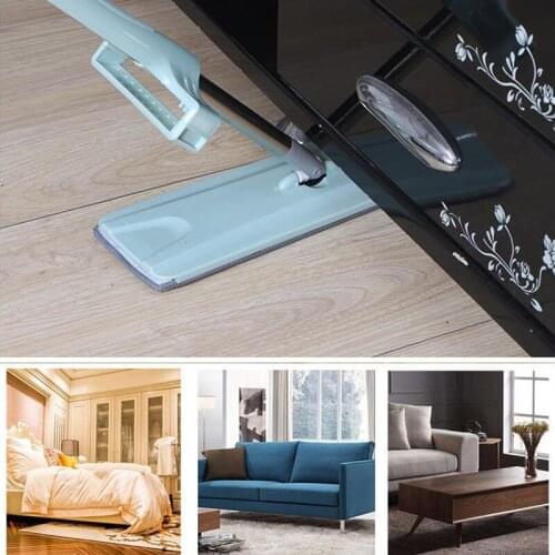 360 Degree Rotating Free Hand Washing Spray Flat Mop With Strong Water Absorption for Family Bathroom Wooden Floor Cleaning