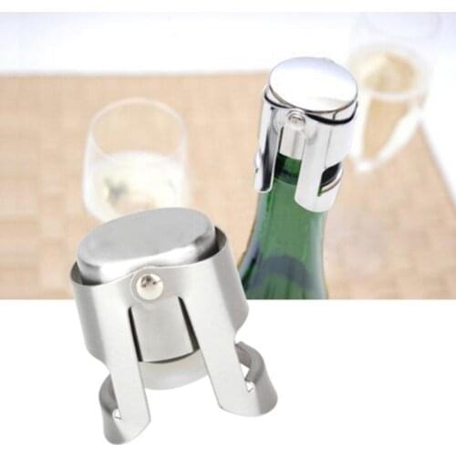 Portable Sealing Machine Sealer Bar Stopper Wine Bottle Cork Sparkling Wine Champagne Cap 304 Stainless Steel Bar Champagne Cork