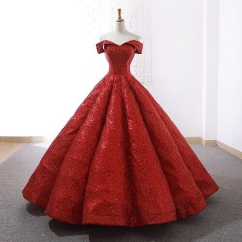 Vestido De Noiva 2020 Gryffon Luxury Real Photo Elegant Boat Neck Lace Up Ball Gown Vintage Wedding Dress Robe De Mariee