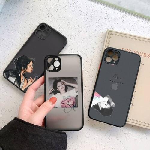 Selena Gomez - Rare luxury shell Phone Cases funda matte transparent For iphone 7 8 11 12 plus mini x xs xr pro max cover