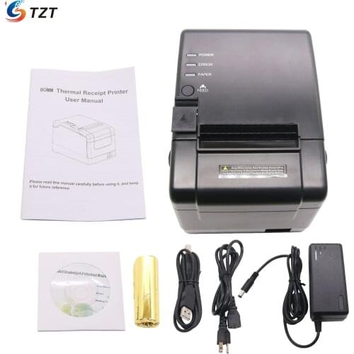 TZT 80MM Thermal Printer Receipt Printer Rich Optional Interface USB Serial LAN Bluetooth WiFi