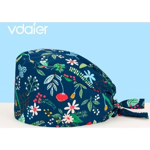 High quality hospital scrubs nursing hat nurse hats anime operating room cap work cap Pet veterinary hat scrubs cap surgery cap