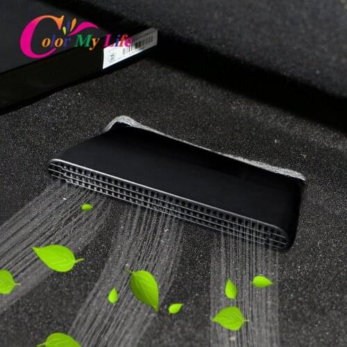 Color My Life 2Pcs/Set ABS Car Under Seat Air Conditioning Vent Outlet Protection Cover For Honda CRV CR-V 2017 - 2021 Parts