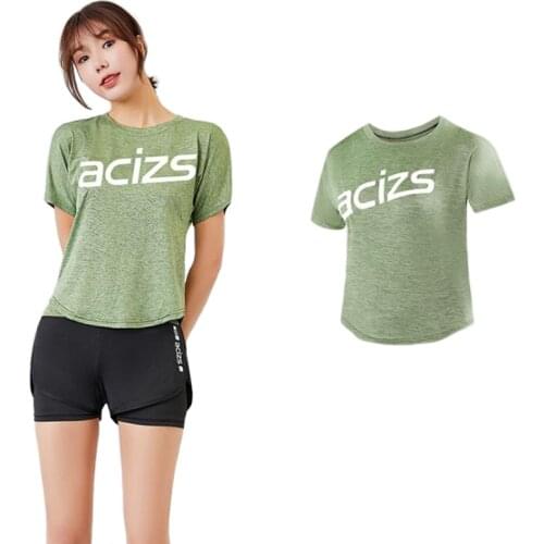 Women Short Sleeve Sexy Yoga T Shirts Plus Size 3XL Sports Quick Dry Fitness Gym Tops Running Workout Breathable Cloth