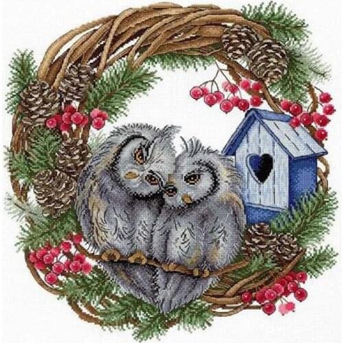 ZZ5190Home Fun Cross Stitch Kit Package Greeting Needlework Counted Kits New Style Joy Sunday Kits Embroidery