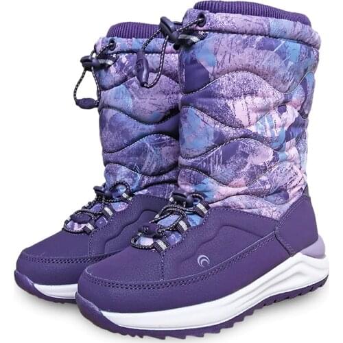 Good 1pair waterproof Ski Children Girl Snow Boots Winter warm boots, wool Fashion Kids Girl Shoes