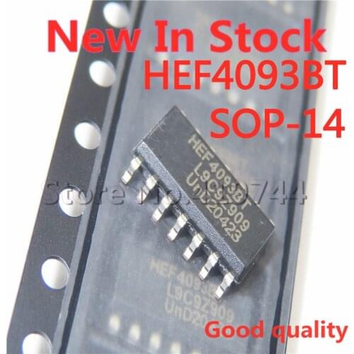 10PCS/LOT HEF4093BT HEF4093 SOP-14 SMD logic chip In Stock NEW original IC