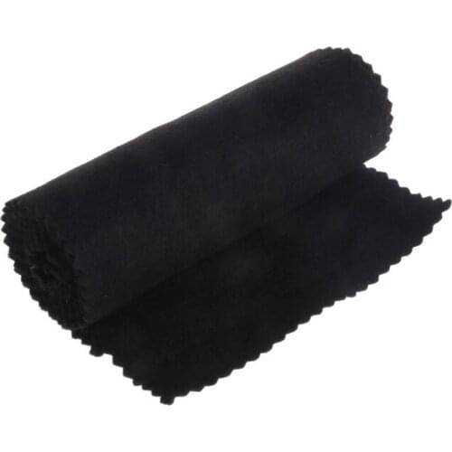 88 Keys Black Soft Piano Key Cover Keyboard Dust Proof Moisture Flannel Cloth