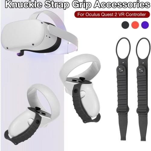 VR Accessories For Oculus Quest 2 VR Headset Touch Controller Grip Knuckle Strap Adjustable Wrist Strap For Oculus Quest2