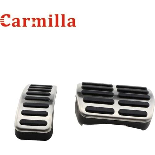 Carmilla Stainless Steel Car Gas Brake Pedal for Seat Cordoba 6K/6L 1995-2008 Leon 1M 1999-2006 for Seat Toledo 1M 1998-2004