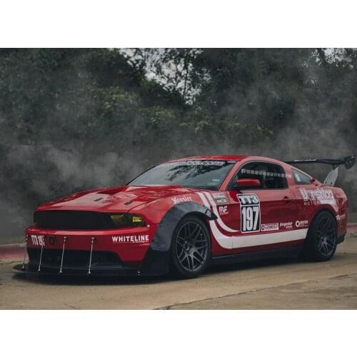 For Ford Mustang Fiesta Focus ST Mondeo car sticker 3D LOGO Reflective car hood body sticker Car waistline stickers