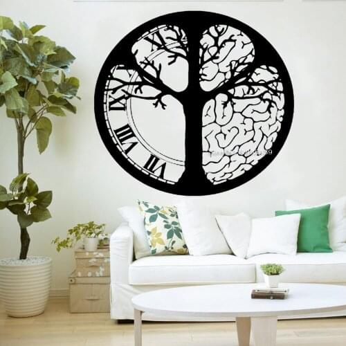 Tree of life Time Wall Sticker For Living Room Home Decoration Decal Tree Branches Roots Yoga Studio Decor Wall Murals LC1178