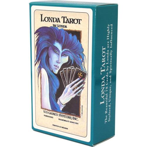 Londa Tarot Out of Print Beautiful 78 Cards Highly Stylized Unique Spiritually Influenced Deck Card Game with Guidebook OFP