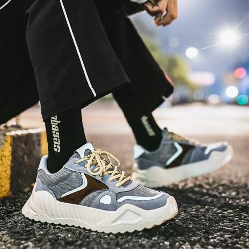 New Autumn Winter Sneakers Men Shoes Casual Outdoor Comfortable Mesh Breathable Male Footwear Non-slip zapatos de hombre K4-54
