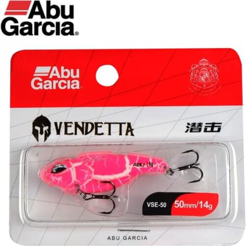 Abu Garcia VENDETTA VSE Metal VIB Fishing Lure 5g 7g 10g 14g Sinking Vibration Spoon Sharp Hooks Hard Baits