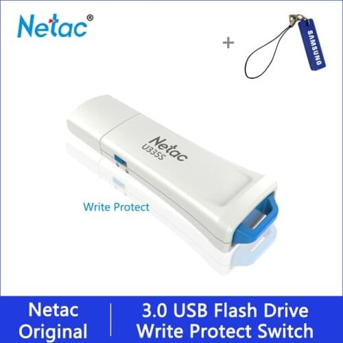 Netac Pendrive 128gb 64gb Write Protect Encrypted USB Flash Drive 32 16 GB Pen Drive 3.0 USB Stick Disk on Key Memory for Phone