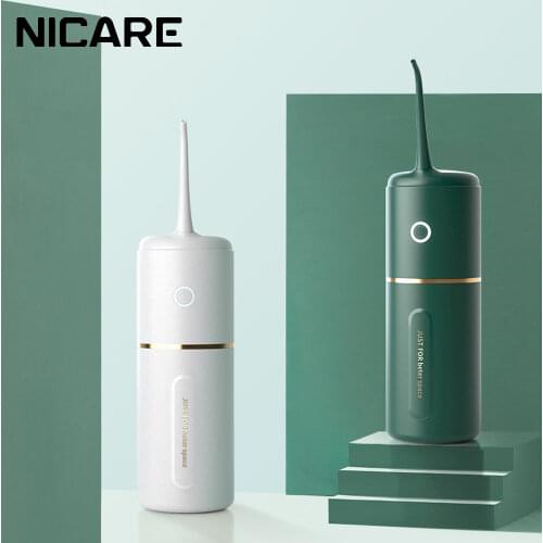 NICARE 280ML Oral Irrigator Calculus Scaler Water Flossing Tartar Remover Waterproof Teeth Clean Teeth Whitening Dental Cleaning