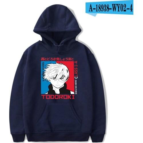 Newest My Hero Academia Hoodies Anime Sweatshirt Harajuku Boku No Hero Academia Sweatshirt Autumn Winter Tracksuits Oversized