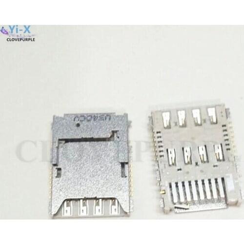 Wholesale 100PCS/Lot Micro Sim Card Reader Holder Slot Tray Port Socket Connector For Samsung Galaxy S5 G900 G900H G900F G900X