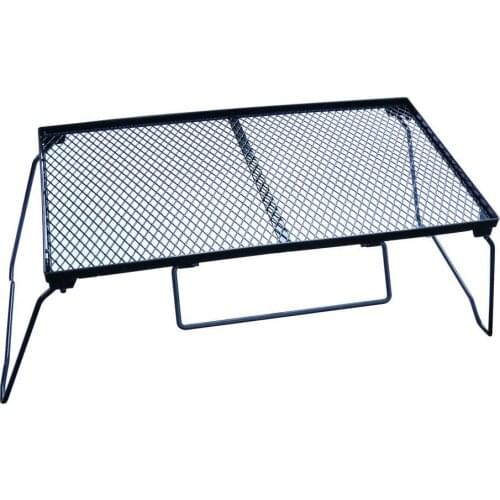 Portable Multifunctional Garden BBQ Folding Net Table Handheld Storage Rack for Outdoor Camping