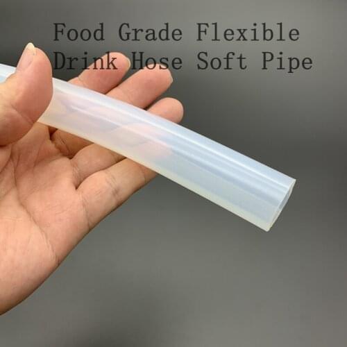 Transparent Multi Size Silicone Tubing Various Uses Food Grade Flexible Drink Hose Soft Pipe Nontoxic Environmental Clear