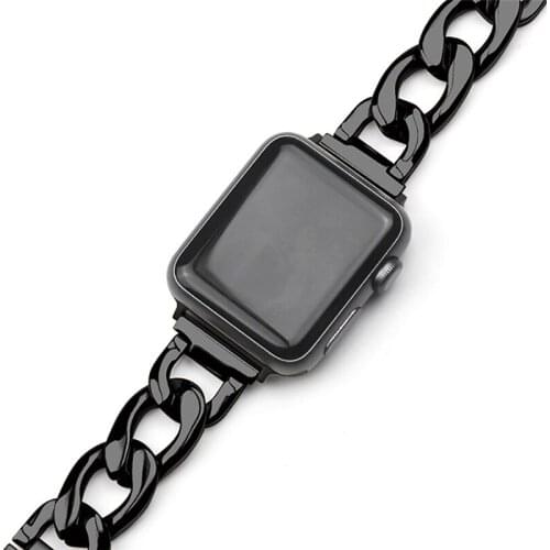 Band for Apple Watch Strap 42mm 38mm 44mm 40mm Luxury Belt Stainless Steel Watchband for IWatch Series SE 6 5 4 3 Accessories