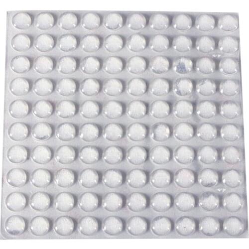 Home Accessories 100pcs Self Adhesive Rubber Feet Clear Semicircle Bumpers Door Buffer Pad Tools Ferramentas