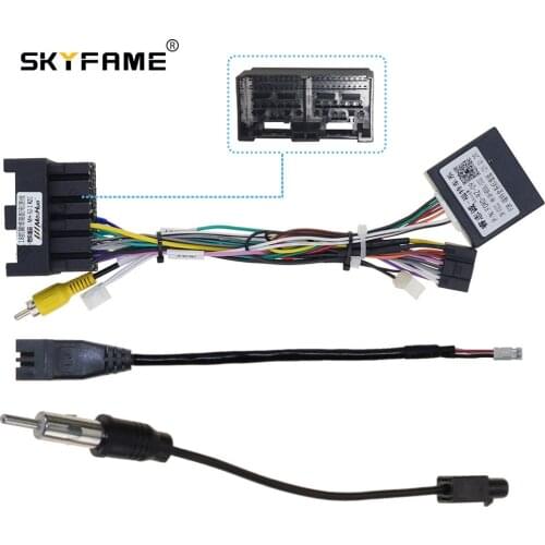 SKYFAME Car Wiring Cable Adapter Canbus For ford RANGER 2019+ Power Wiring Harness Canbus decoder