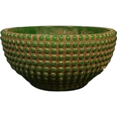 Antique old glass, milk nail pattern, wine ornament, antique geomancy collection, old object