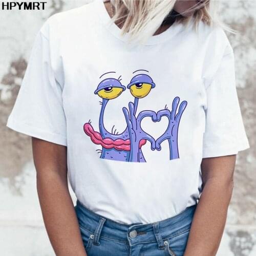 T shirt Women 2020 New Cartoon snail Printed Harajuku fashion Tshirt kawaii fit all season White T-shirt Female Tops Clothing