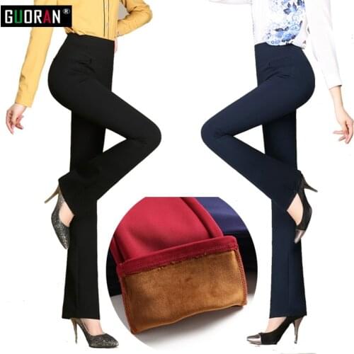 Women pants cotton full lenght solid button fly formal pencil pants female high waist skinny women trousers 3 colours Plus size