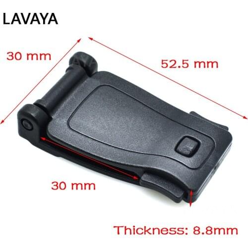 2pcs Plastic Buckles Strap Clip Belt Keeper For Molle Bag Camp Hiking Webbing 29mm Free Shipping