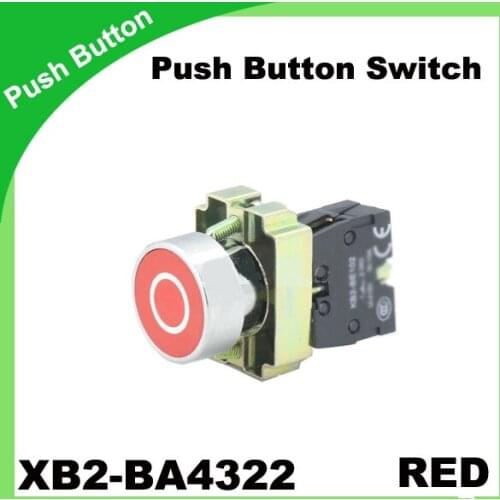 50/60 Hz XB2-BA4322 push button switch Red with mark electrical switch pressure switch