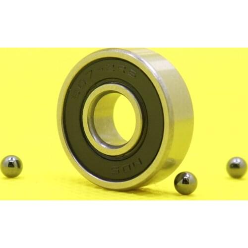 607 Hybrid Ceramic Bearing 7*19*6 mm ABEC-1 ( 1 PC) Industry Motor Spindle 607HC Hybrids Si3N4 Ball Bearings 3NC 607RS